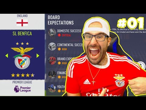 BENFICA IN THE EPL! *NEW SUPER LEAGUE CAREER MODE* FIFA 18 #01