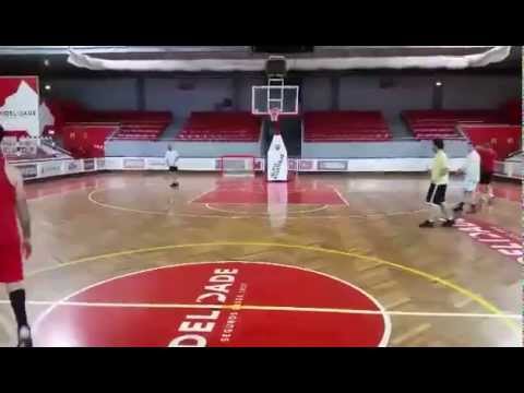 Crazy half court shot bet with professional player