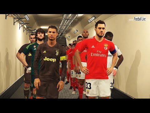 PES 2018 | SL Benfica vs Juventus FC | Full Match & Amazing Goals | Gameplay PC