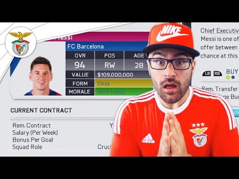 MESSI & RONALDO TO BPL! EPIC TRANSFER WINDOW INC! FIFA 16 Benfica Career Mode #01