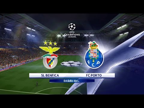 PES 18 – SL BENFICA X  FC PORTO ( 1080p / 60FPS ) UEFA CHAMPIONS LEAGUE