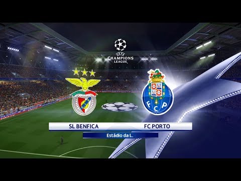 PES 18 – SL BENFICA X  FC PORTO ( 1080p / 60FPS ) UEFA CHAMPIONS LEAGUE