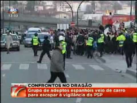 Football Fans Violence FC Porto vs Atletico Madrid