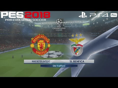 PES 2018 (PS4 Pro) Manchester United v Benfica UEFA CHAMPIONS LEAGUE 31/10/2017 PREDICTION 1080P