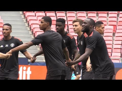 Manchester United Train Ahead Of Champions League Clash With Benfica