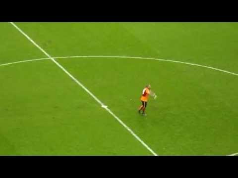 Wesley Sneijder and Galatasaray fans, GS – Benfica, 21.10.2015