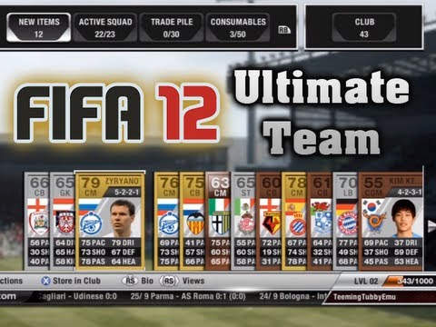 FIFA 12′ Ultimate Team – Tubby FC vs. SL Benfica – Part 1  (FIFA 12 Gameplay)