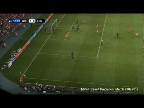 PES 2012 Predicts: Benfica Vs Chelsea 27/3/12 Champions League