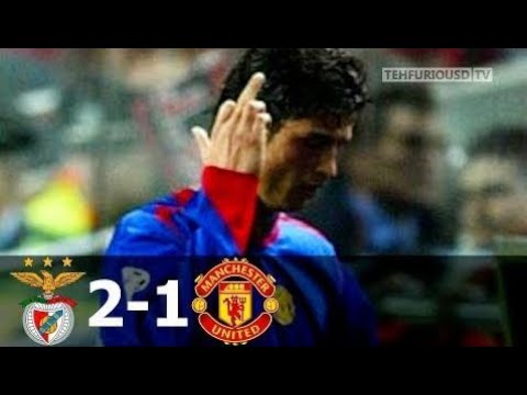 SL Benfica vs Manchester United 2-1 All Goals and Highlights (UCL) 2005-06