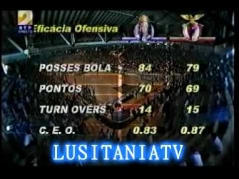 FC Porto vs SL Benfica Final Basquetebol 1996 Parte 01