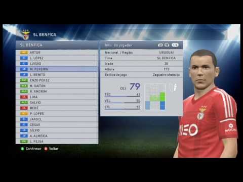 PES 2015 Faces e Stats de Benfica, FC Porto e Sporting Portugal