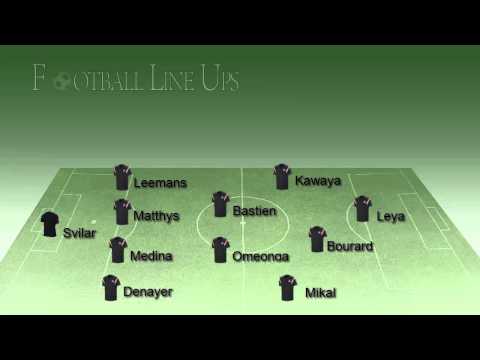 Anderlecht U19 5-0 FC Porto U19 (Anderlecht Starting Lineup) UEFA YOUTH LEAGUE 2014/2015