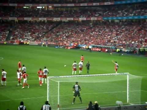 S.L. Benfica vs Leixões (5-0) – Golo de David Luiz