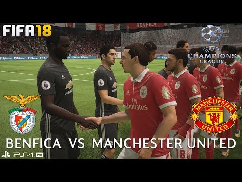 FIFA 18 (PS4 Pro) Benfica v Manchester United UEFA CHAMPIONS LEAGUE 18/10/2017 REPLAY 1080P 60FPS