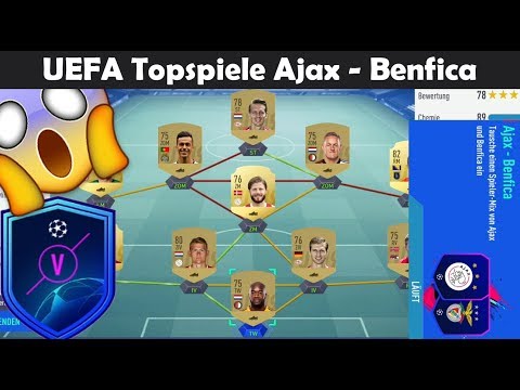 ? FIFA 19 SBC UEFA Topspiele Ajax – Benfica ? FUT 19 SQUAD BUILDING CHALLENGE German