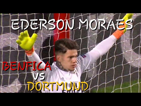 ESPETACULAR EXIBIÇÃO EDERSON! 6 lances cruciais que ajudaram vitória Benfica vs Dortmund! Ao vivo!