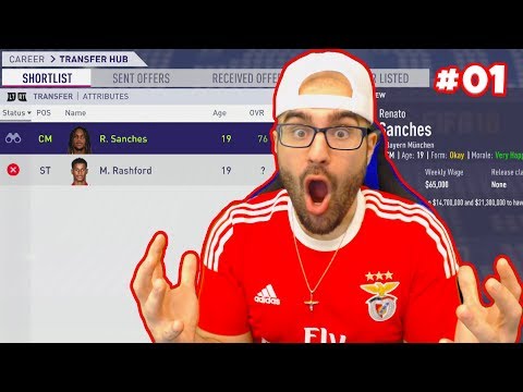 YES!! WE SIGNED OUR FIRST GOAT!! FIFA 18 BENFICA CAREER MODE #02
