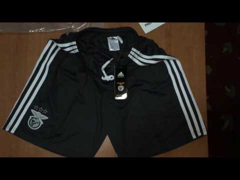 Minejerseys.com SL Benfica Short Away 17/18 Unboxing Review