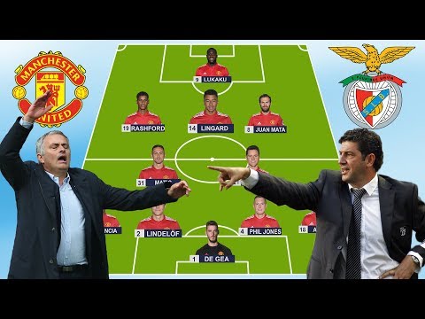 Manchester United  Line Up Prediction vs SL Benfica | UEFA Champions League 31/10/2017