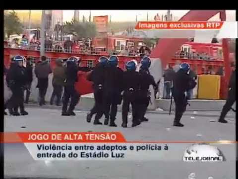 Tiros e violência antes do Benfica – FC Porto 03/04/11