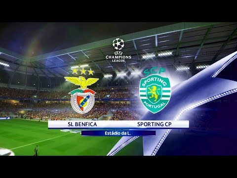 PES 18 – SL BENFICA X SPORTING CP ( 1080p / 60FPS ) UEFA CHAMPIONS LEAGUE