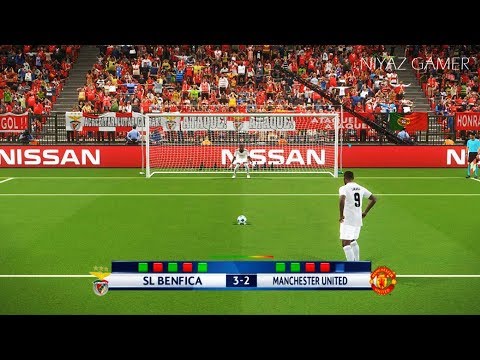 PES 2018 | SL BENFICA vs MANCHESTER UNITED | UEFA Champions League | Penalty Shootout | Gameplay PC