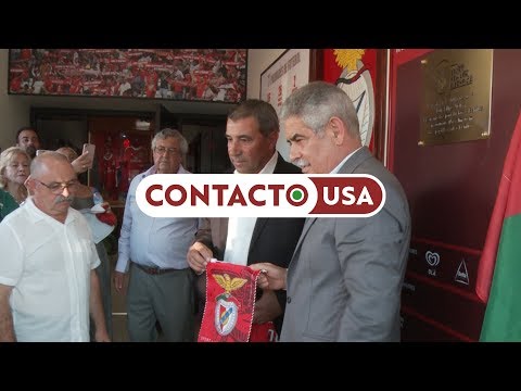 Luís Filipe Vieira na re-inauguração da Casa do Benfica de Newark