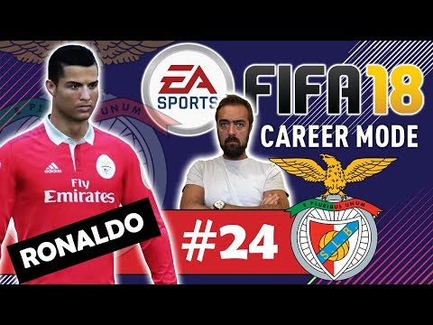 #24 – FIFA 18 ● MODO CARREIRA – SL BENFICA ● CRISTIANO RONALDO DE ÁGUIA AO PEITO