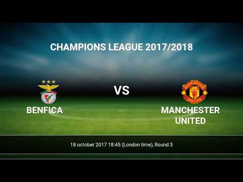 Benfica vs Manchester United 18 october 2017 18:45