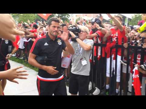 SLBENFICA Team arrival at #BMOFIELD #TORONTO