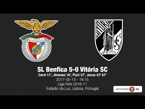 Benfica vs Vitória de Guimarães | 5-0 | Liga NOS 2016/17 | Relato Antena 1