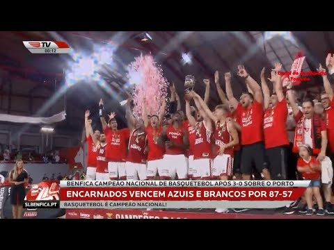Benfica Campeão de Basquetebol | Benfica 87 x 57 FC Porto | Resumo e Festa de Campeão HD