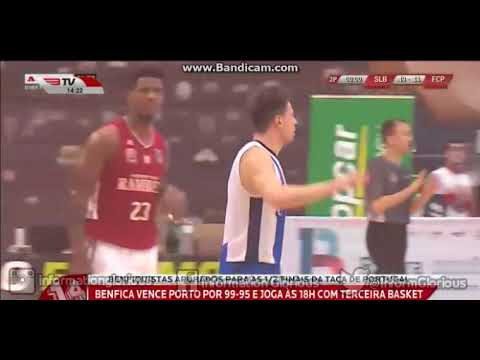 Basquetebol, 1/4 da Taça de Portugal: SL Benfica 99-95 FC Porto