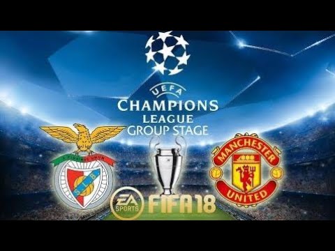 Fifa 18 Benfica Vs Manchester United | Champions League Group Stage 2017/18 | Ps4 Full Match