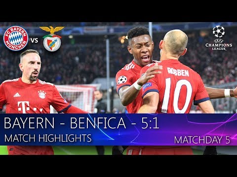 Bayern – Benfica – 5:1. Match highlights. MD-5 (27.11.2018)