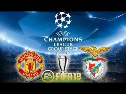 Fifa 18 Manchester United Vs Benfica | Champions League Group Stage 2017/18 | Ps4 Full Match