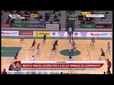 Voleibol: Leixões 0 – 3 SL BENFICA, (21-25; 16-25; 17-25)