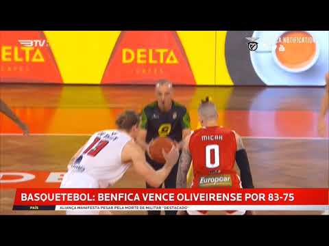 Basquetebol: SL Benfica 83-75 Oliveirense – 7.º Jornada CN 2018/19