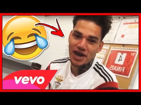 EDERSON Canta Funk com Carrillo no Balneário do BENFICA