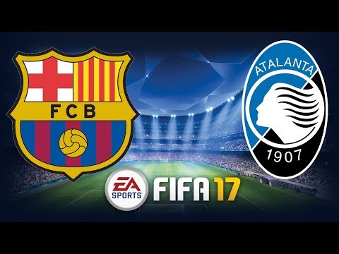 SOCCER BARCELONA VS ATALANTA FIFA 17 GAMEPLAY