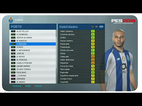 PES 2019 STATS E FACES DA LIGA NOS FC PORTO