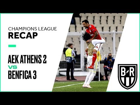 AEK Athens vs. Benfica Champions League Group Stage FULL Match Highlights: 2-3