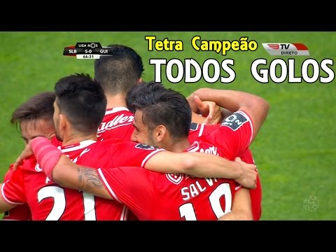 SL BENFICA 5 x 0 VITÓRIA GUIMARÃES ( Todos os Golos BTV) 33º Jornada Liga NOS 2016/2017