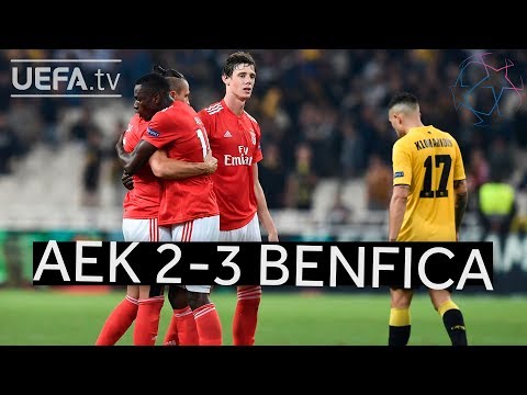 AEK 2-3 BENFICA #UCL HIGHLIGHTS