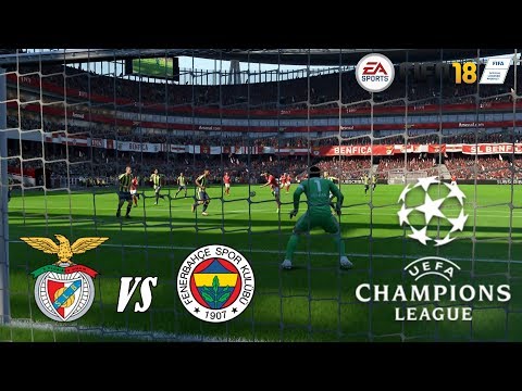 BENFICA x FENERBAHÇE – UEFA Champions League 2018/2019 – Simulação FIFA 18 – 07/08/18 (PPM)