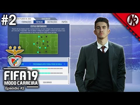 'APLICANDO A NOVA TÁTICA!' | FIFA 19 Modo Carreira (SL Benfica) #02