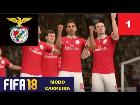 FIFA 18 | Modo Carreira | SL Benfica #1 | PRIMEIRO JOGO DE PRÉ-ÉPOCA