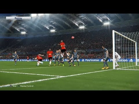 Benfica vs Manchester United | Champions League Full Match | PES 2018
