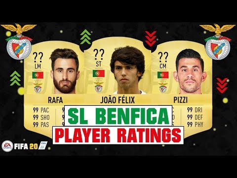 FIFA 20 | SL BENFICA PLAYER RATINGS ??| FT. JOAO FELIX, PIZZI, RAFA… etc