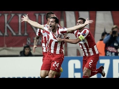 Olympiakos 2-1 SL Benfica Champions League 2013-14